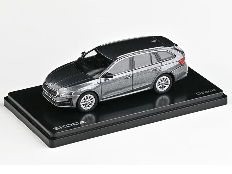 Abrex Škoda Octavia IV FL Combi 1:43 Šedá Graphite Metalíza